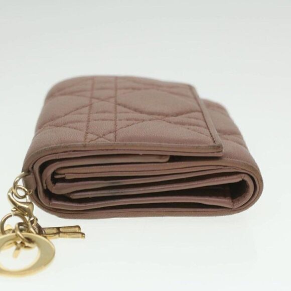 Christian Dior Wallet Lamb Skin Pink - Picture 4 of 15